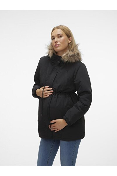 Mama Licious Langer Parka Umstands-jacke