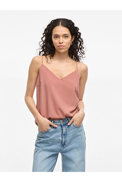 VILA Trägertop VIMATHILDE V-Ausschnitt