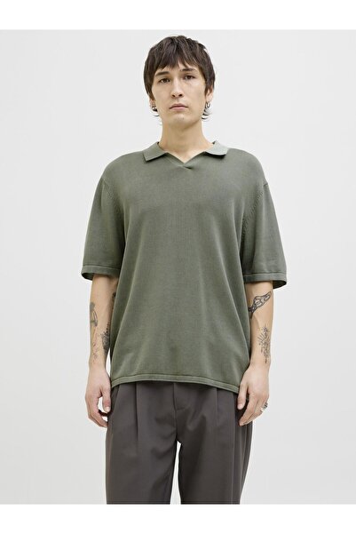 Jack & Jones Polo tricotat într-o singură culoare