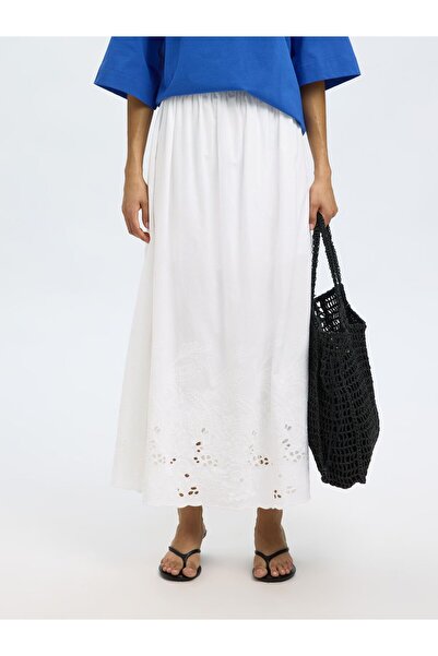 Selected Femme Maxirock Broderie Anglaise