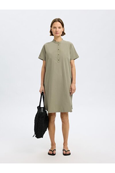 Selected Femme Minikleid Baumwoll