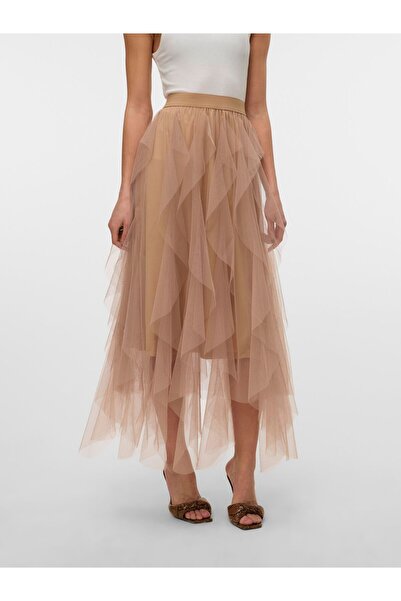 Vero Moda Rock VMEVE Hohe Taille Langer Rock