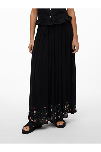 Vero Moda Rock VMSINA Hohe Taille Langer Rock