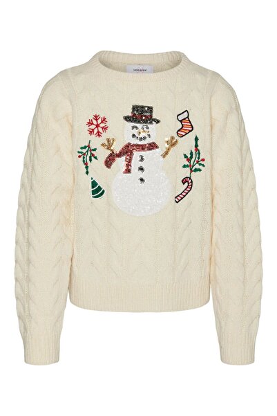 Vero Moda Girl Strickpullover VMSNOWMAN Strickpullover