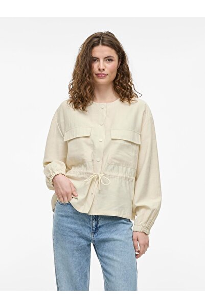 VILA Jacke Geknöpfte