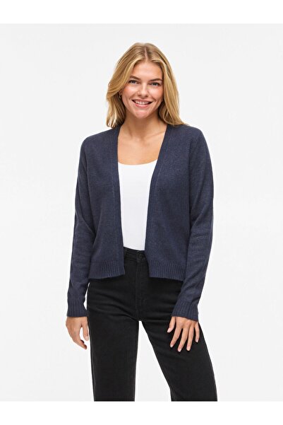 VILA Strickjacke VIRIL Kurzer offener