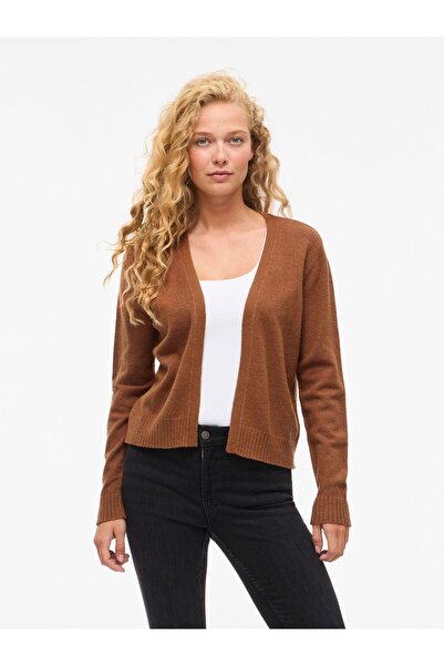 VILA Strickjacke VIRIL Kurzer offener