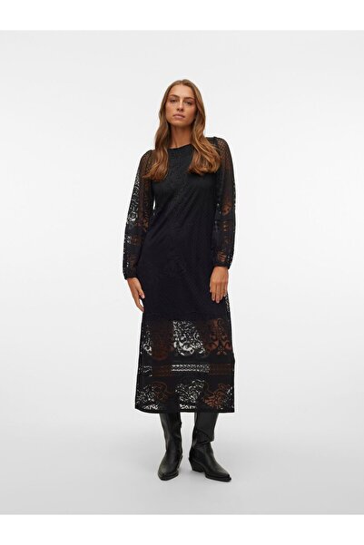 Vero Moda Kleid aus Spitze VMBELLA Langes Kleid