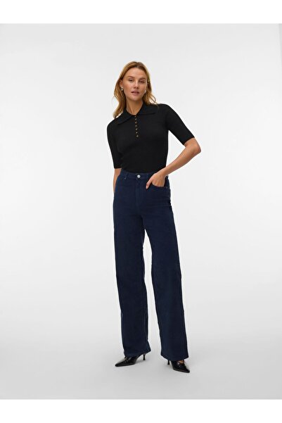 Vero Moda Hose mit weitem Beinschnitt VMTESSA Hohe Taille Weit geschnitten Co...