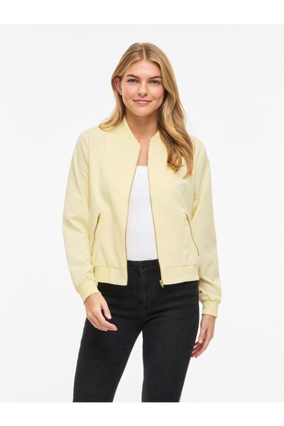 VILA Bomberjacke VIBUBBLE Reißverschluss