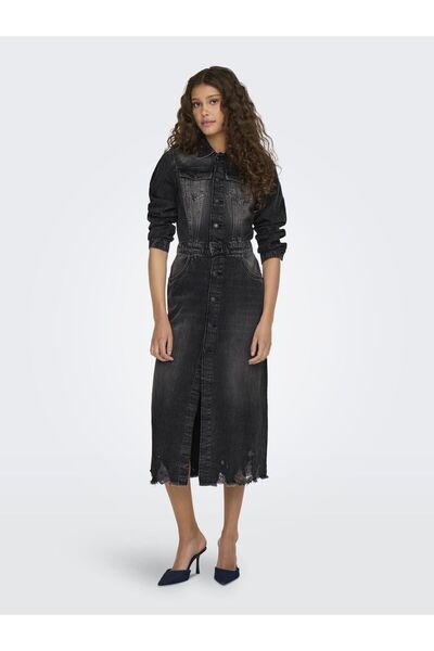 ONLY Jeanskleid ONLBROADWAY Langes Kleid