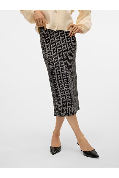 Vero Moda Rock VMARIA Hohe Taille Langer Rock