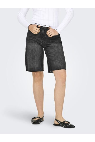 ONLY Jeans-Shorts ONLCARO Mittlere Taille Locker geschnitten Jeans-Shorts