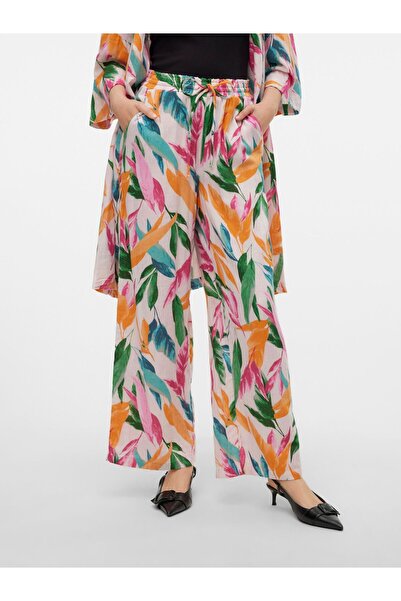 Vero Moda Hose mit weitem Beinschnitt VMKLEO Hohe Taille Hose