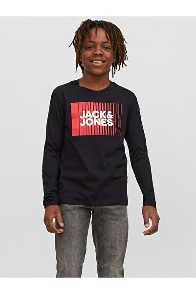 Jack & Jones Junior Langarm-T-Shirt Gedruckt Langarm-T-Shirt Mini