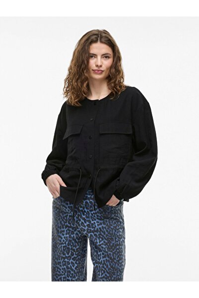 VILA Jacke Geknöpfte