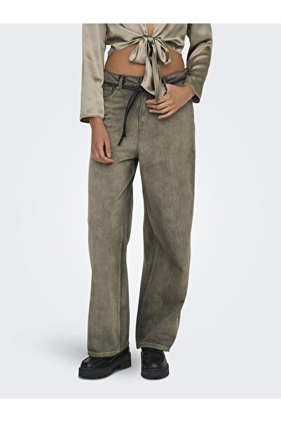 ONLY Baggy Fit Jeans ONLBLEECKER Mittlere Taille Locker geschnitten Jeans