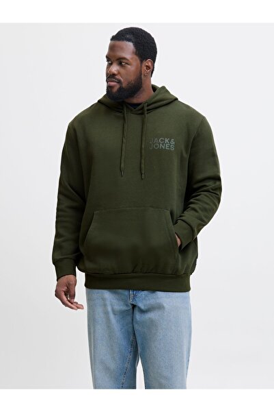 Jack & Jones Plus Kapuzenpullover Plus Size Logo Kapuzenpullover