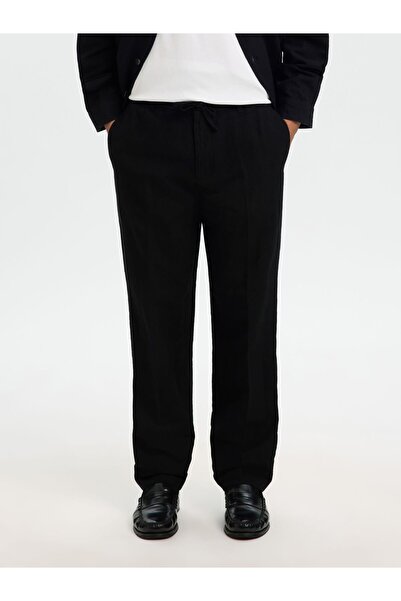 Selected Homme Hose aus Leinengemisch 196 Straight Fit