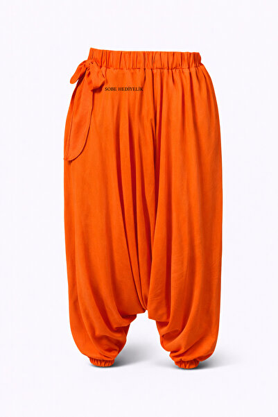 Sobe Hediyelik Viscose Comfortable and Stylish Net Low Baggy Trousers in Adan...
