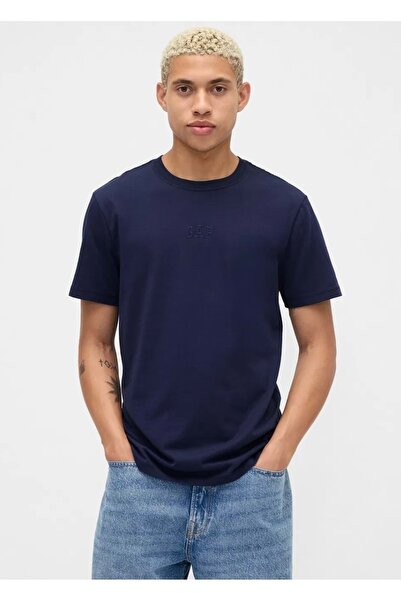 GAP Tricou zilnic moale cu mini-logo 799323 Tricou cu mânecă scurtă pentru bă...