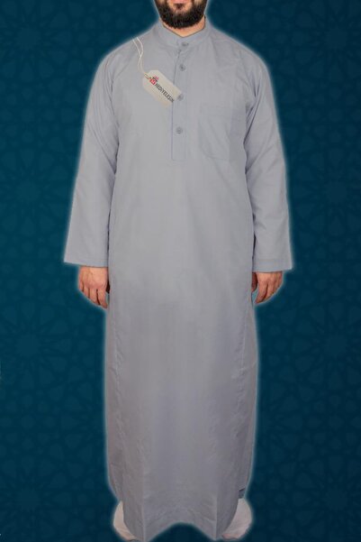 Hediyeleşin Ανδρικά ρούχα Fistan, Cellabiye, Namaz, Hajj και Umrah - ΓΚΡΙ