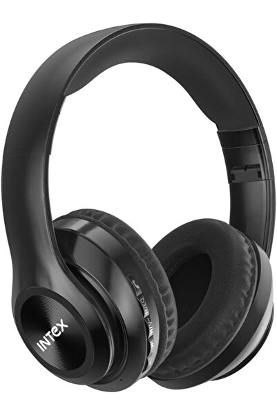 Intex سماعة رأس لاسلكية، 40 مم، بلوتوث الإصدار 5.0، تشغيل يصل إلى 10 ساعات، ر...