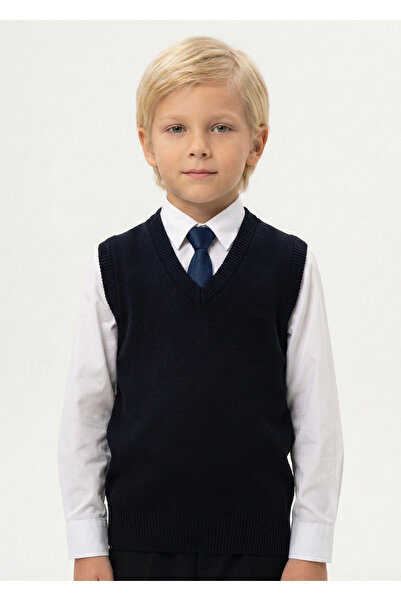 Doctor junior Erkek Çocuk Düz Lacivert Okul Süveteri