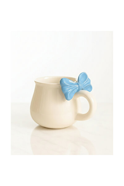 ARVALE 1 Piece Handmade Bow Series Mug Cup with Bow Design Tea Coffee Present...