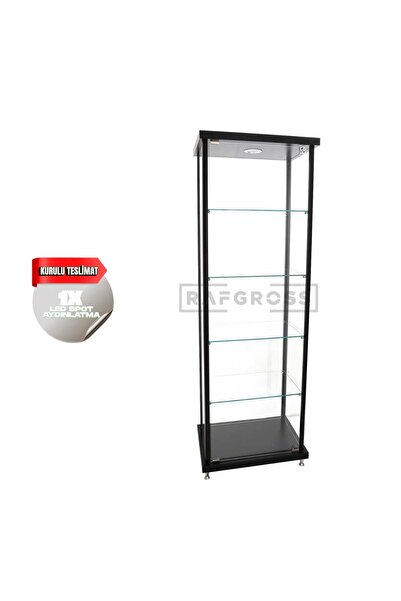 RAFAX Kurulu Teslimat, 40x60x175,camlı Dolap, Camlı Vitrin, Koleksiyon Dolabı...