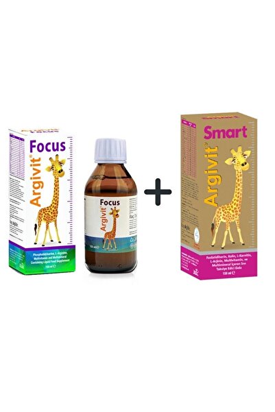 Argivit Focus Şurup 150 ml + Smart Şurup 150 ml