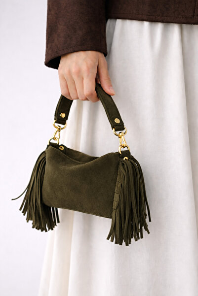 mèche atelier since 2024 Geantă de mână și de umăr pentru femei din piele int...