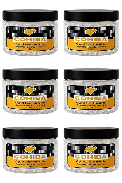 cohiba accessory 6 adet Cohiba Puro Kutusu için %70 Humidifier Jel Nemlendiri...