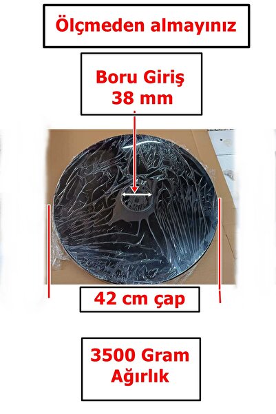 serhat deniz Raks UYUMLU Vantilatör Tabanı 3500 Gram (3.5 kg) Videolu Ürün