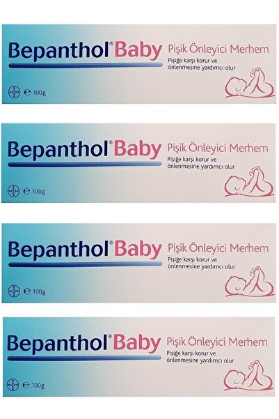 Bepanthol Bepanthol Baby Pişik Kremi 100  gr Pişik Önleyici 4 Adet