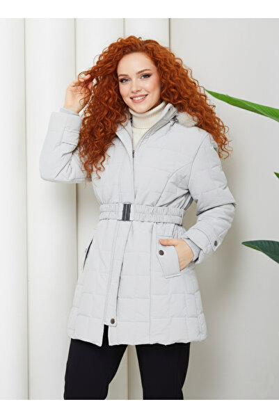 ESLEMNUR Nova fabric puffy coat 85cm