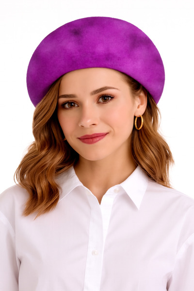 Hope Blooms Kadın fransız ressam bere mor batik