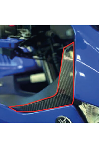 KAPLAMA MERKEZİ Yamaha YZF-R25 2015-2024 Far Yanı orjinal Karbon Sticker