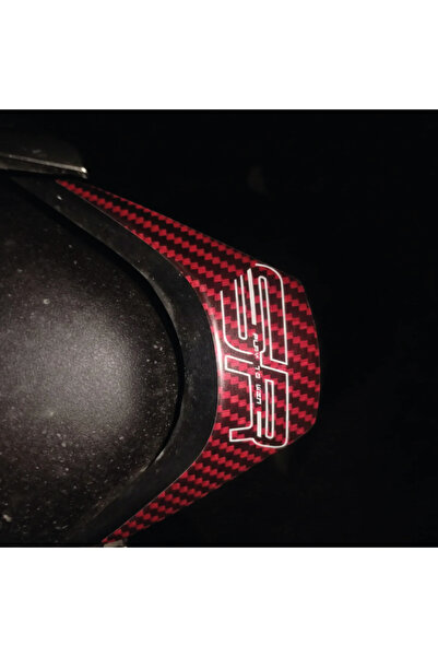 KAPLAMA MERKEZİ 250 sr arka kuyruk kırmızı karbon kaplama sticker