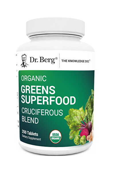 Dr. Berg Nutritionals Greens Superfood Cruciferous - Vegetable for Adults w/ ...