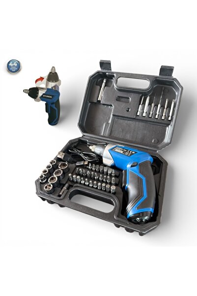 Hyundai HPA0416 Şarjlı Tornavida 4V 1.3Ah 4Nm 200 dev/dk 1/4” Hex Lokmalı Set