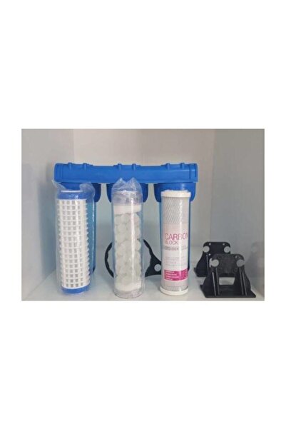 alkalinees Bina Girişi Su Arıtma Cihazı 3'lü Daire Girişi Su Arıtma