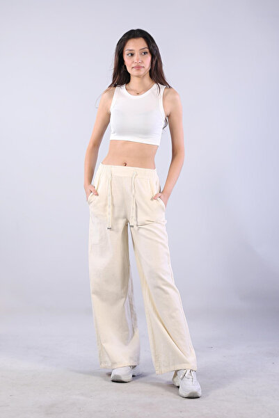 Mckanzie 5219 (6230) Waist Ornament Drawstring Pol Paça Trousers