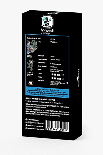 Bongardi Coffee Kapsül Kahve Alüminyum Nespresso Uyumlu Honduras Etiyopya Peru Colombia Guatemala Santos 60 Adet