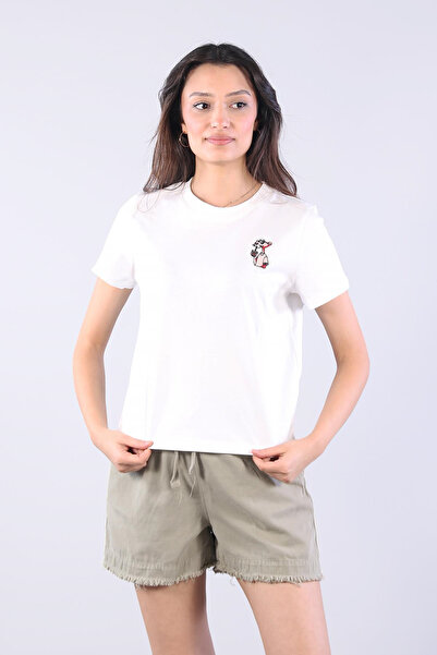 Mckanzie 10457 Фламенго с принт и обло деколте