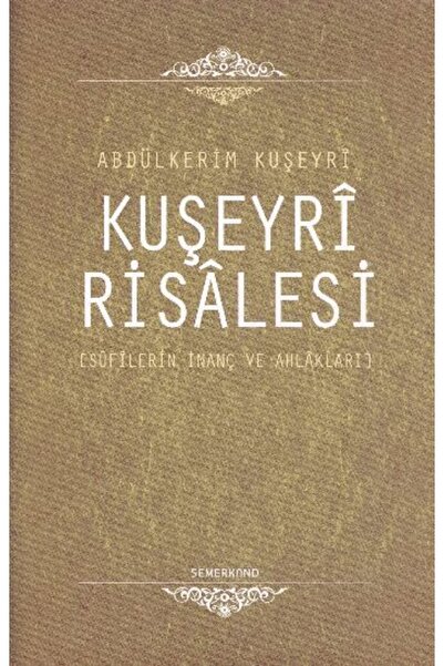 Semerkand Yayınları Kuşeyri Risalesi (ciltli)