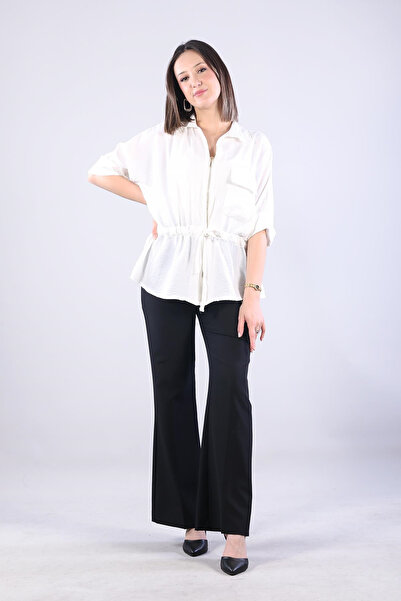 Mckanzie 0721 Zippered Pocket Cover Drawstring Waist Jacket