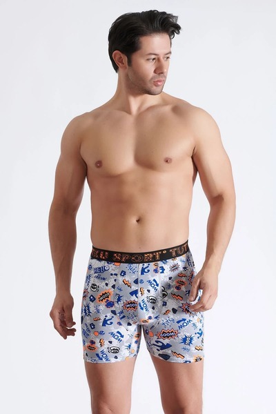 Hepsine Rakip Set de 5 lenjerie intimă pentru bărbați, din bumbac lycra, cu m...