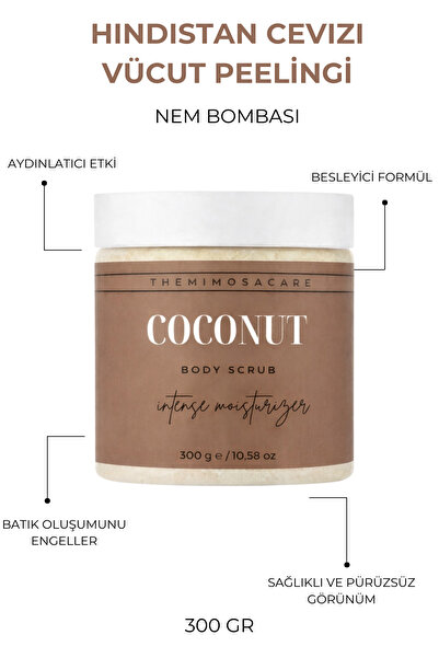 The Mimosa Care Hindistan Cevizli Yoğun Nemlendirici,Batık Karşıtı Vücut Peel...