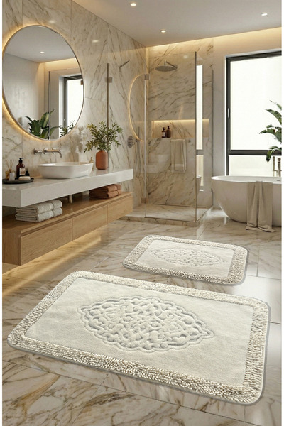 FeelHome Şile Soft, супер абсорбиращ 2-компонентен комплект ултра луксозни ба...